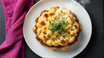 Тава со карфиол и мелено месо