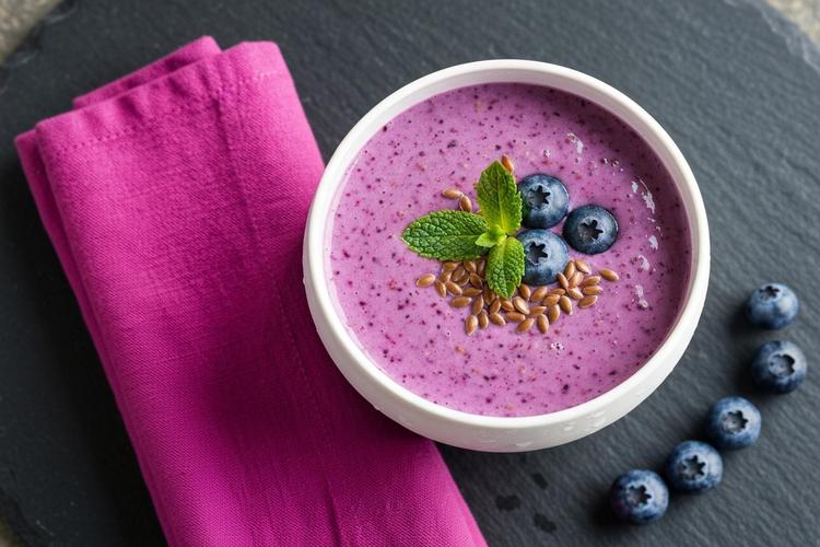 Смути со боровинки и ленено семе