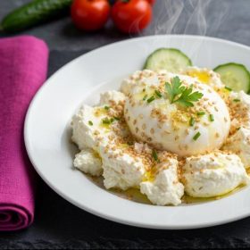 Свежо кравјо сирење со сусам