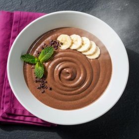 Смути со банана и какао