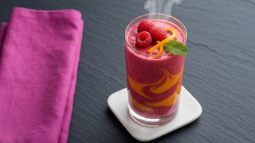 Смути со малина и портокал