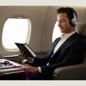 Bluetooth слушалки: Тишина среде вревата на авионот