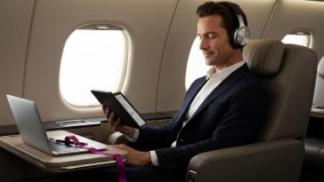 Bluetooth слушалки: Тишина среде вревата на авионот