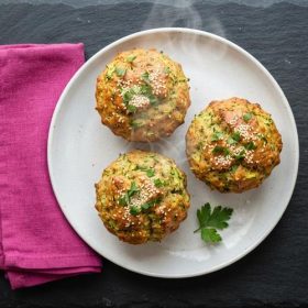 Посни мафини со тиквички