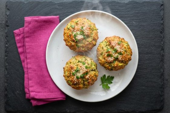 Посни мафини со тиквички