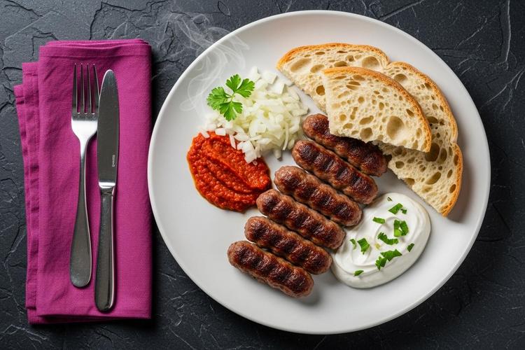 Ќебапи со лепиња