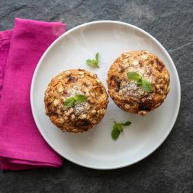 Овесни мафини со јаболко
