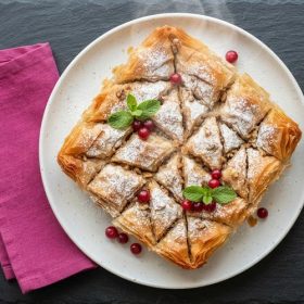 Пита со јаболка и ореви